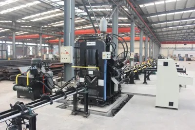 TAPM1010 High Speed CNC Punching, Marking & Shearing Line For Angles